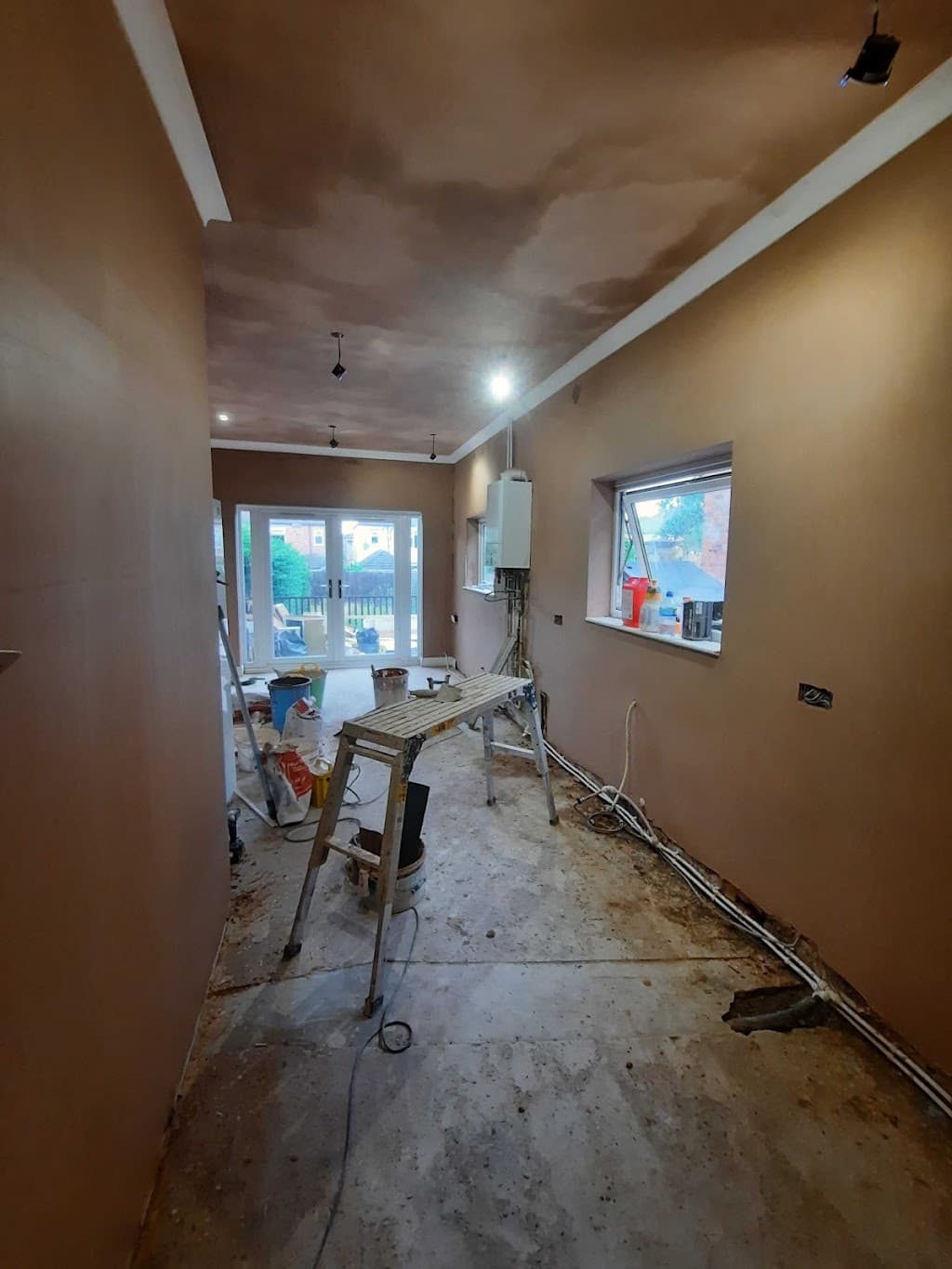 Firstcoat plastering
