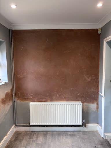 COMPLETELY PLASTERED — Customer photo
