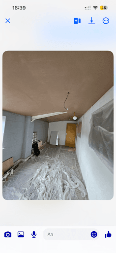 WD plastering — Customer photo
