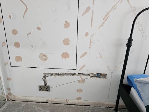COMPLETELY PLASTERED — Customer photo