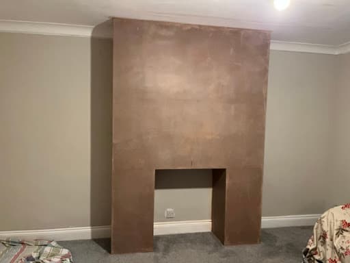 COMPLETELY PLASTERED — Customer photo