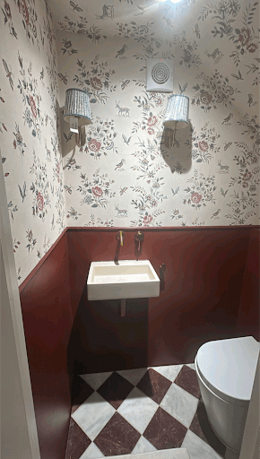 Feature Wall London, Professional Wallpaper Installation Specialist, Wallpaper Hanger — Customer photo