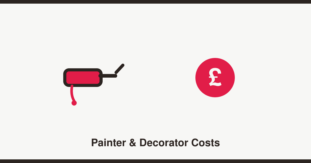How much does a painter and decorator cost in the UK?