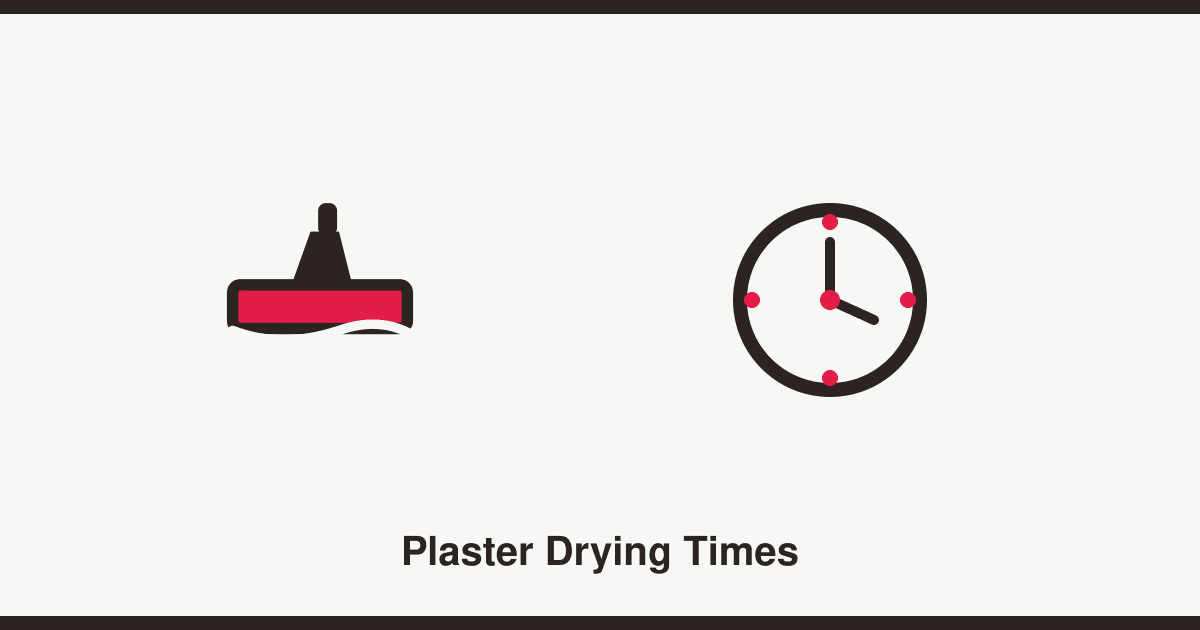 How long does plaster take to dry before you can paint it?